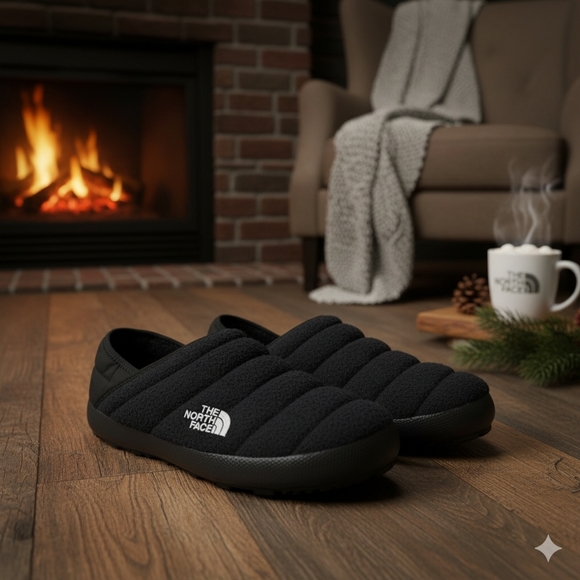 The North Face Men's Black Slip-On Loafers